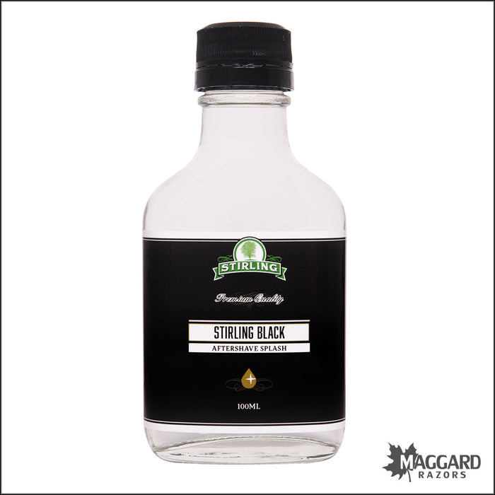 Stirling Soap Co. Stirling Black Aftershave Splash, 100ml