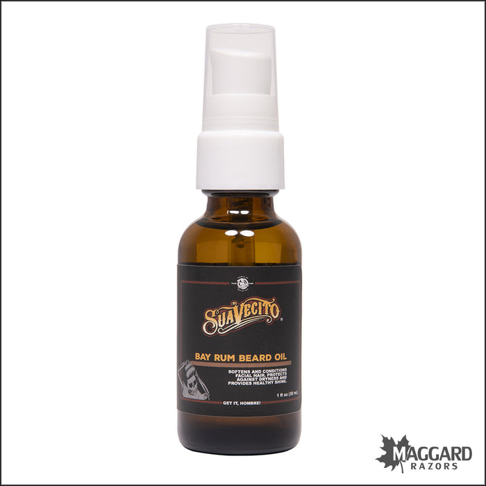 Suavecito Artisan Beard Oil, 1oz - Bay Rum