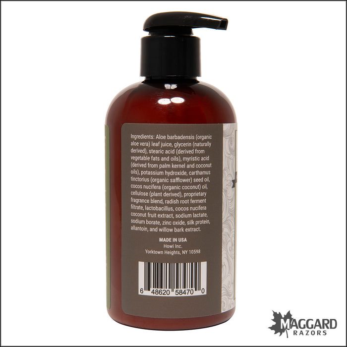 Taconic Shave Urban Woods Organic Shave Cream, 8oz
