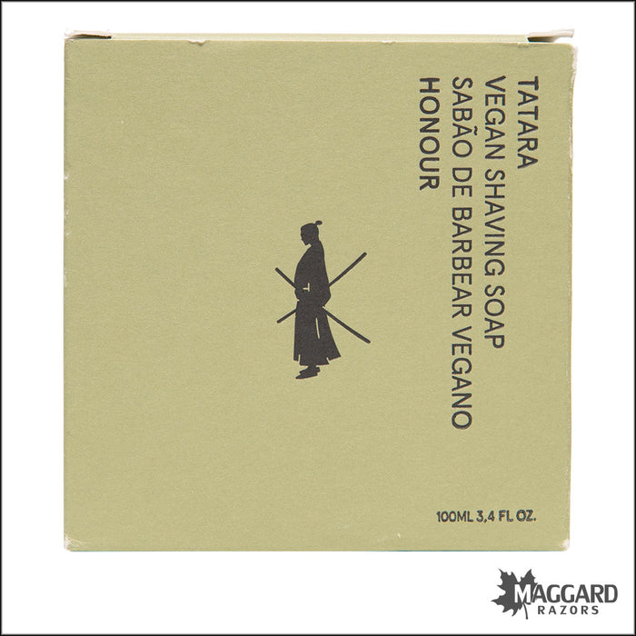 Tatara Razors Honour Vegan Shaving Soap in Aluminum Tin, 100ml