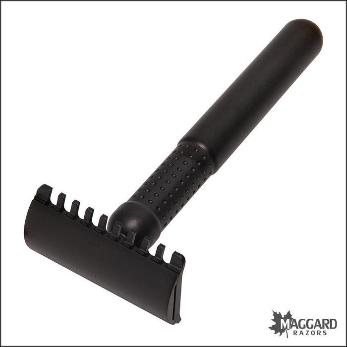 Tatara Razors Masamune Nodachi Open Comb Safety Razor, Black Finish