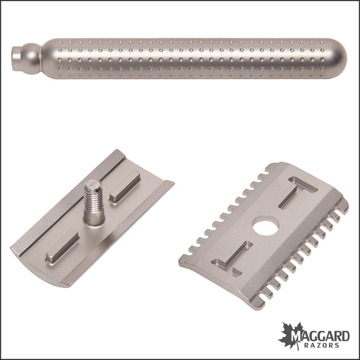 Tatara Razors Masamune Open Comb DE Safety Razor, Matte Finish