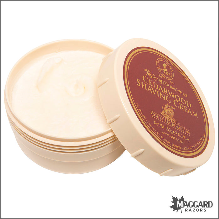 Taylor of Old Bond Street Cedarwood Shave Cream, 150g