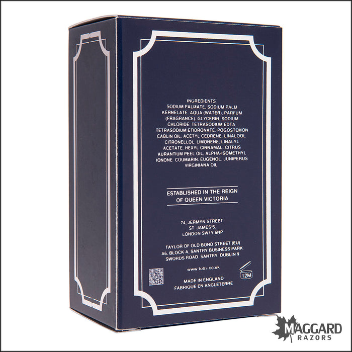Taylor of Old Bond Street Mr. Taylor Pure Vegetable Triple Milled Bar Soap, 200g