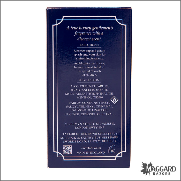 Taylor of Old Bond Street St. James Collection Luxury Fragrance, 100ml