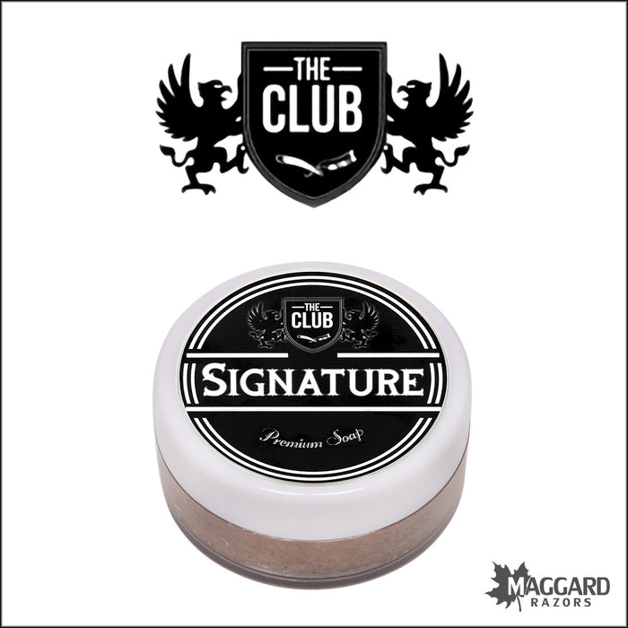 The Club Signature Artisan Made Shaving Soap Sample