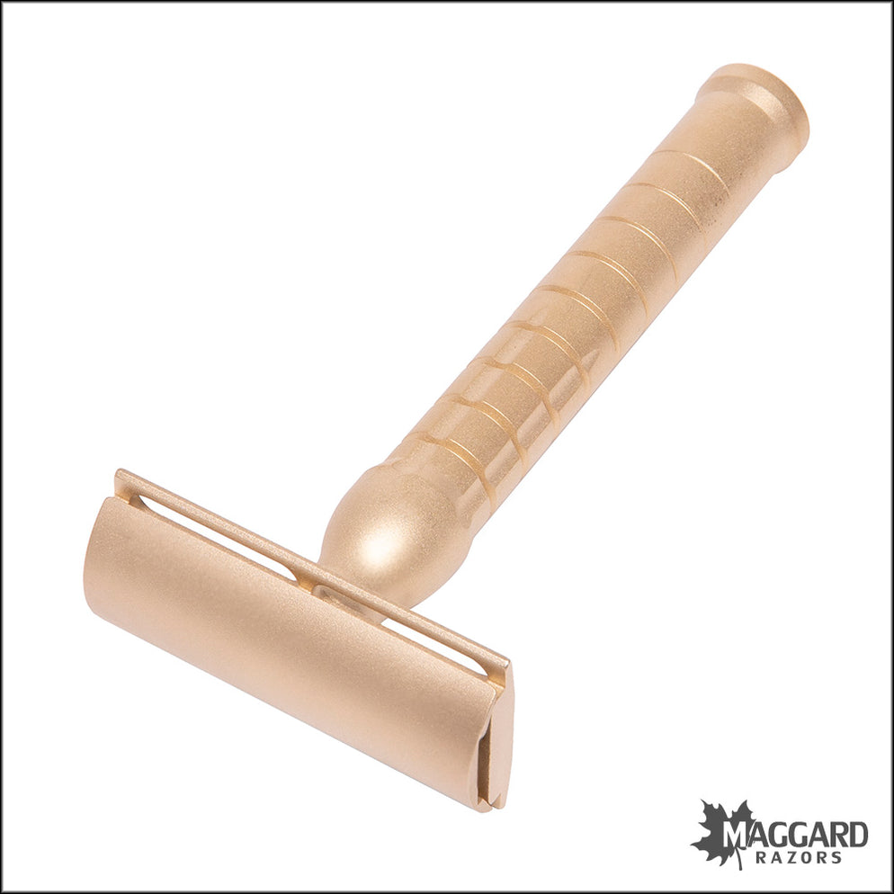Macsmile Razor The Goodfellas' Smile Bayonetta Machined Brass DE Safety Razor, Satin ...