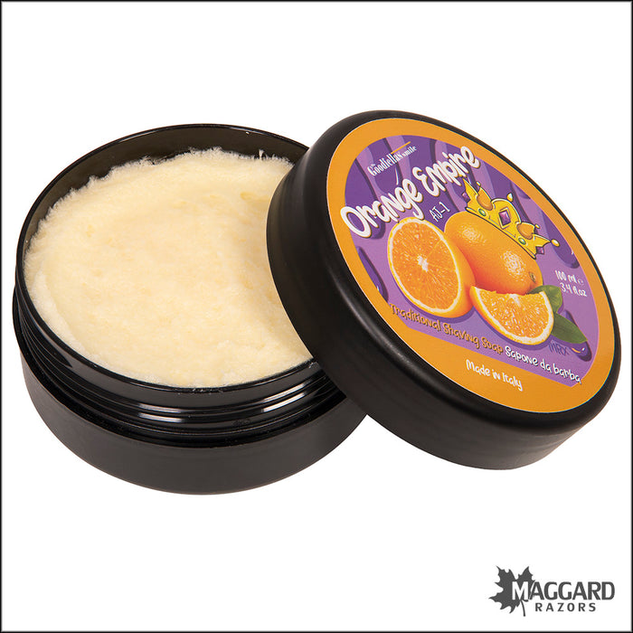 The Goodfellas' Smile Orange Empire Shaving Soap, 3.4oz