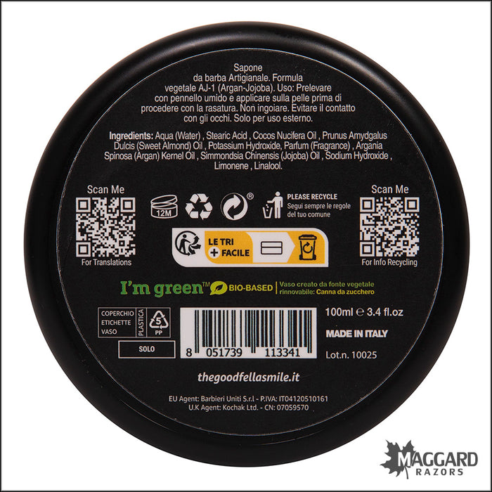 The Goodfellas' Smile Solo Shaving Soap, 3.4oz