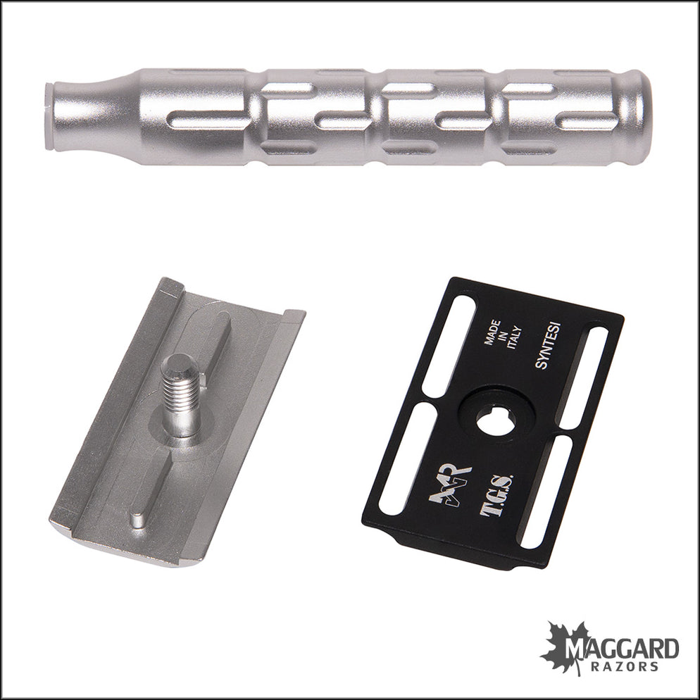 Macsmile Razor The Goodfellas' Smile Syntesi Machined Aluminum DE Safety Razor, Anodi ...