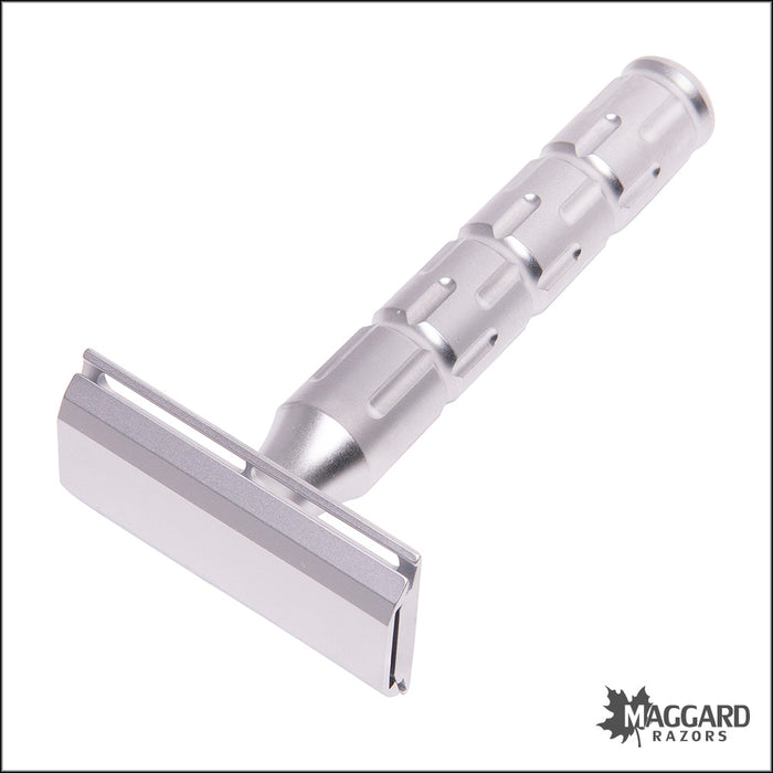 Macsmile Razor The Goodfellas' Smile Syntesi Machined Stainless Steel DE Safety Razor ...