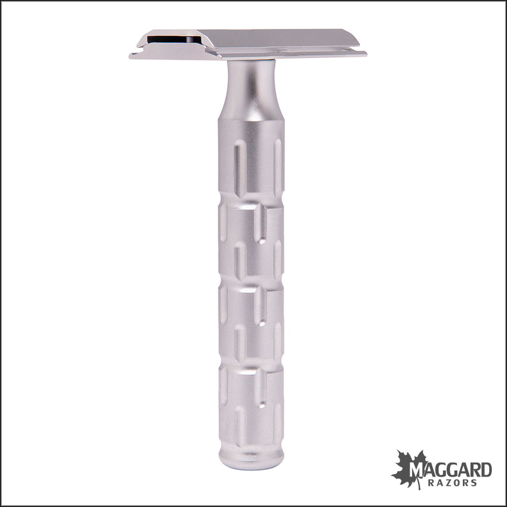 Macsmile Razor The Goodfellas' Smile Syntesi Machined Stainless Steel DE Safety Razor ...