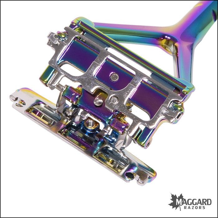 Leaf Single Edge Multiblade Pivoting Head Razor, with Starter Blades ...