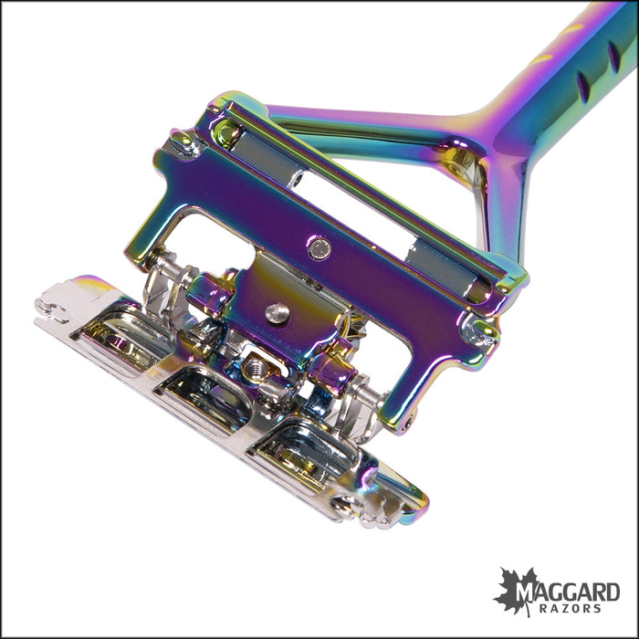 Leaf Single Edge Multiblade Pivoting Head Razor, with Starter Blades ...