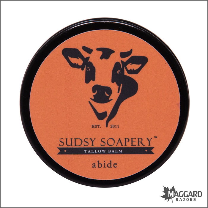 The Sudsy Soapery Abide Grass Fed Tallow and Shea Balm, 1oz