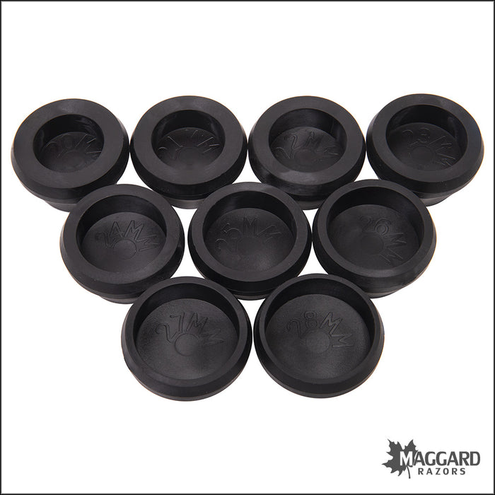 Timeless Razor TRBR Adjustable Aluminum Shaving Brush Handle, Holds 9 Different Knots, Green Handle