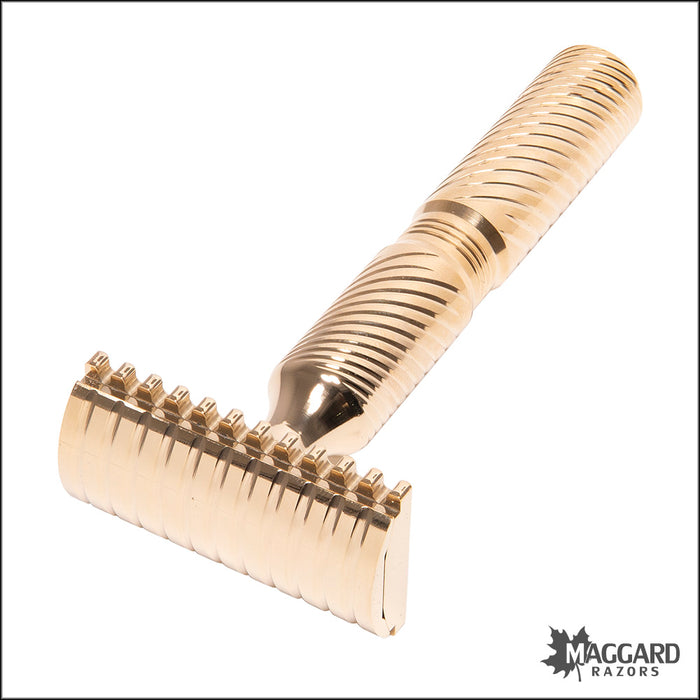 Timeless Razor Model TRBR78 Bronze Open Comb DE Safety Razor