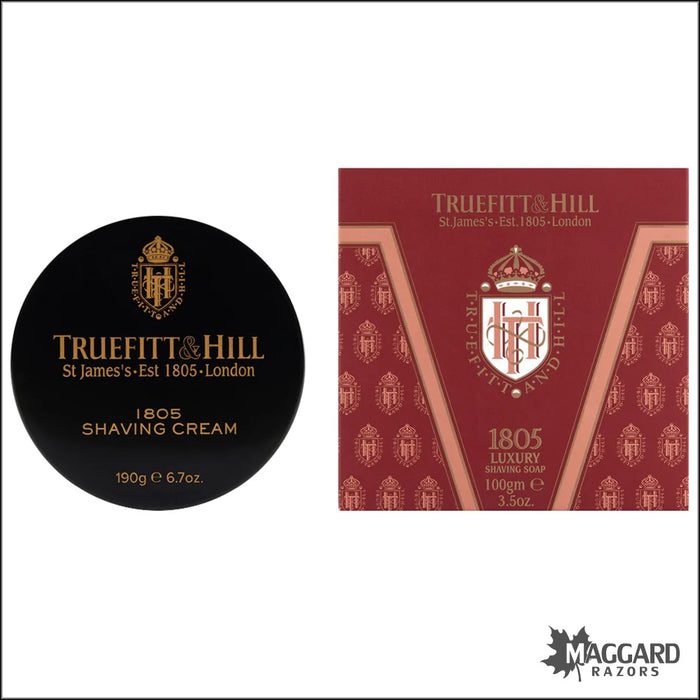 Truefitt and Hill 1805 Shaving Cream, 6.7oz Jar