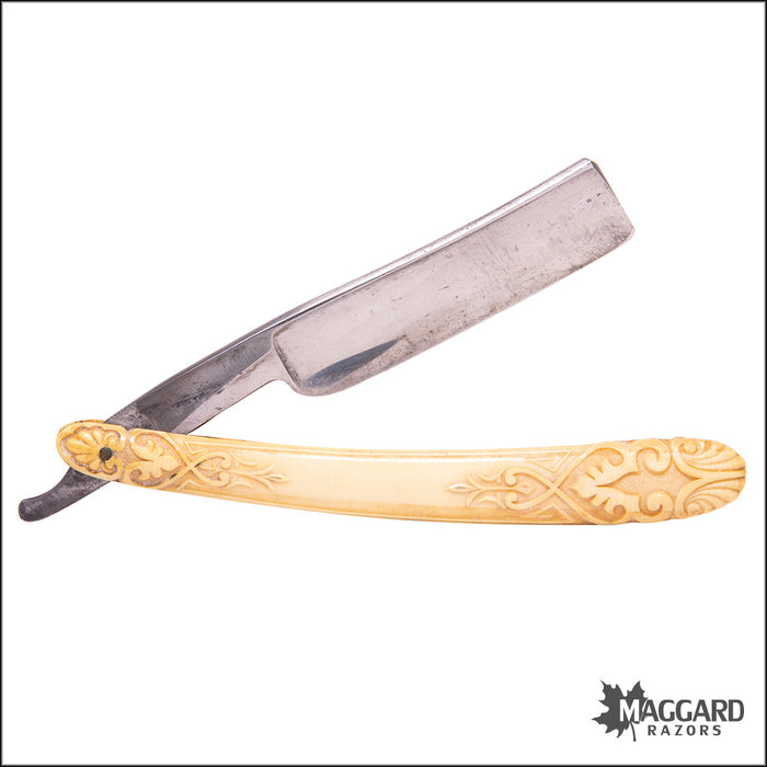 #1003 Vintage Straight Razor - John Barber (Regrind) — Maggard Razors