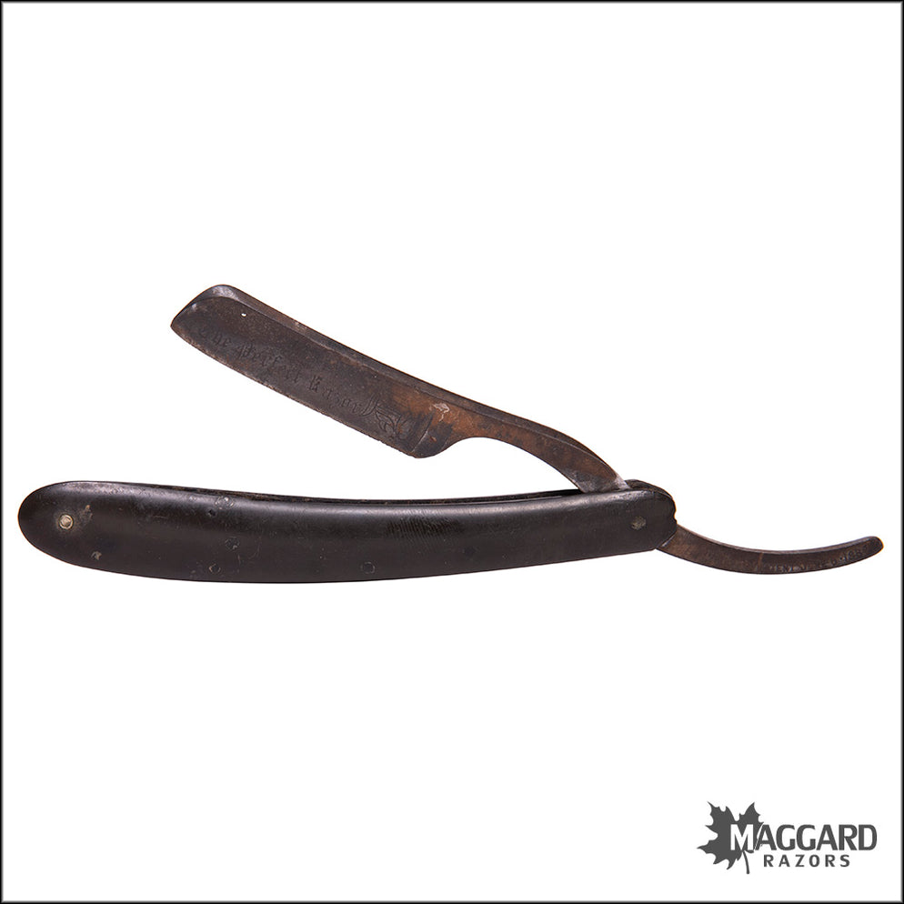 M Razor D #1008 Vintage Straight Razor - De Pew's Perfect Razor — Maggard Razors