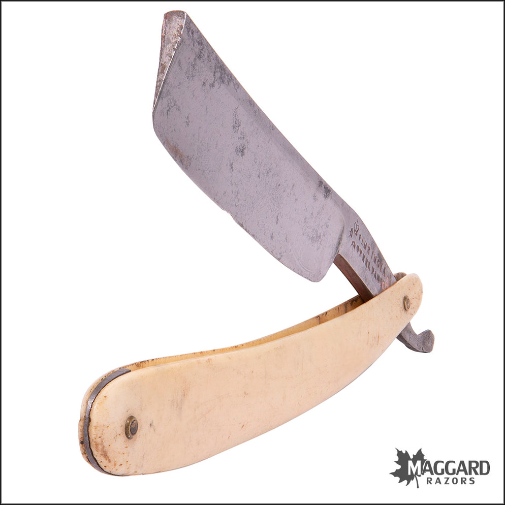 Retro Straight Razor #1019 Vintage Straight Razor - Fine India Steel Razor 13/16+ — Maggard ...