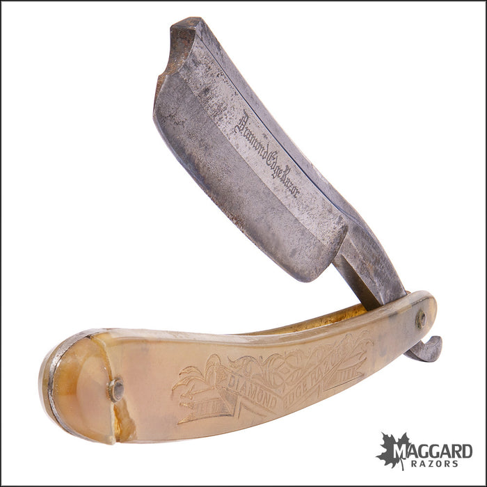 #1039 Vintage Straight Razor - Wade & Butcher Diamond Edge Razor 7/8 ...