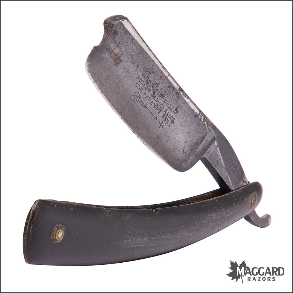 Vintage Vault Razor #1040 Vintage Straight Razor - Wade & Butcher Celebrated for Barber's ...