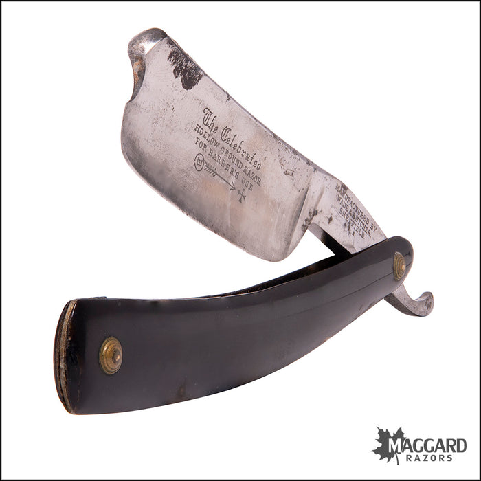 Vintage Vault Razor #1055 Vintage Straight Razor - Wade & Butcher Celebrated for Barber's ...