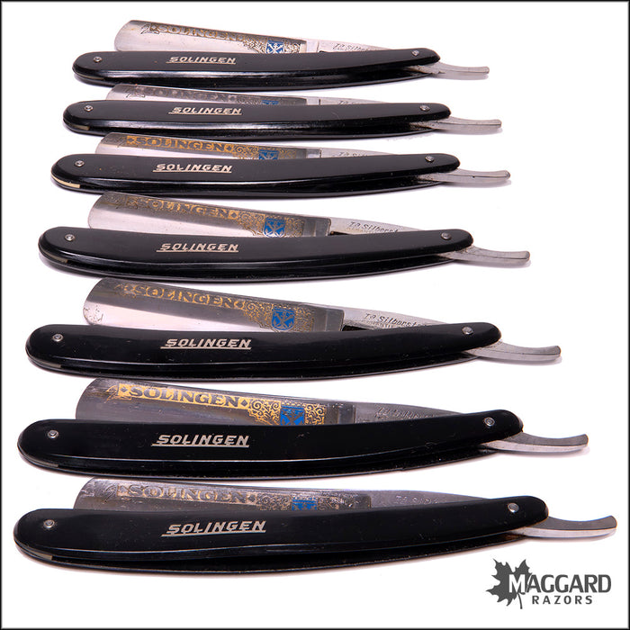 #1057 Vintage Straight Razor 7-Day Set -