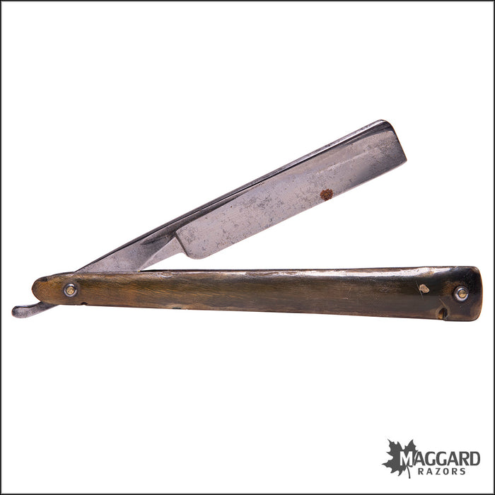 Vintage Vault Razor #1062 Vintage Straight Razor - I. HALL ca. 1820, 5/8+ — Maggard Razors