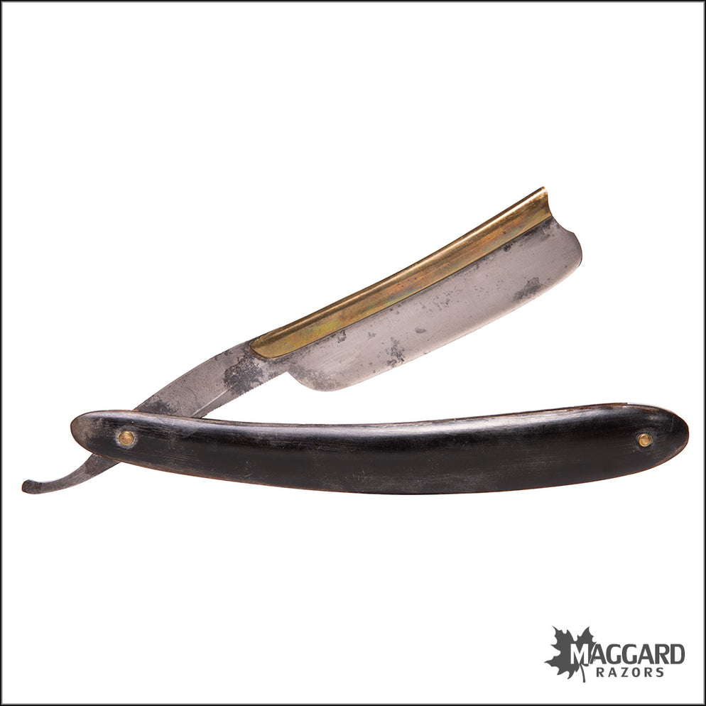 #1069 Vintage Straight Razor - George Wostenholm Frameback 7/8 ...