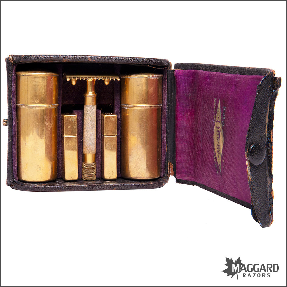 1092 Gillette Old Type Combination Travel Kit, 1916 — Maggard Razors