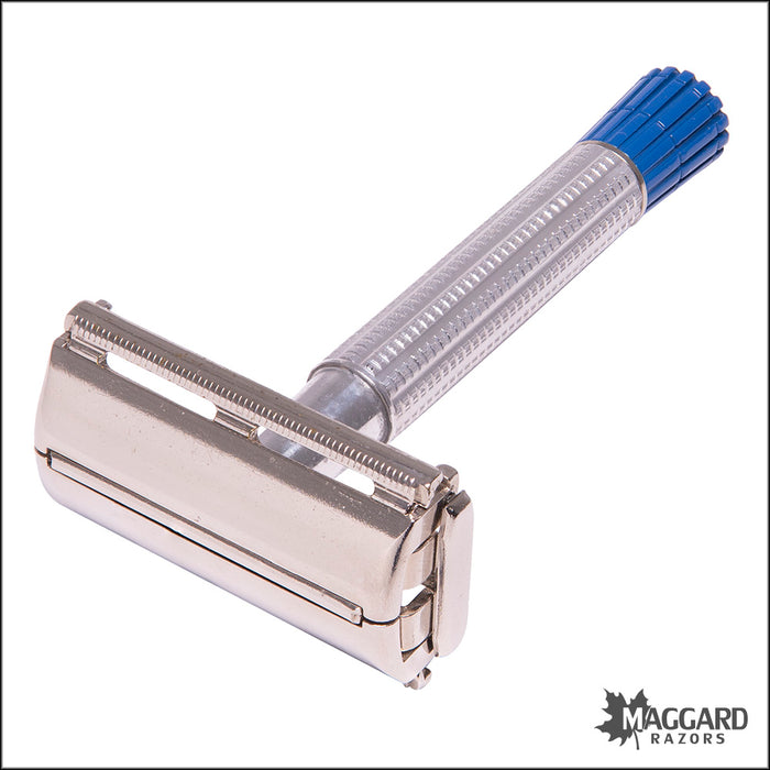 #1104 Gillette Blue Tip (Light) Superspeed Razor 1957 — Maggard Razors