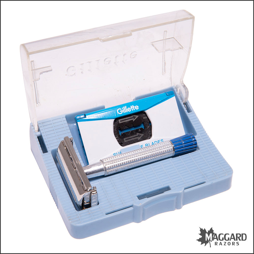 1105 Gillette Blue Tip (Light) Superspeed Razor 1956 — Maggard Razors