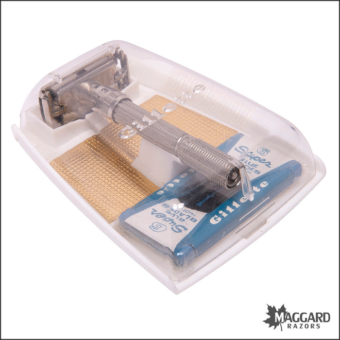 Slim Razor #1106 Gillette Slim Adjustable Razor, 1962 — Maggard Razors