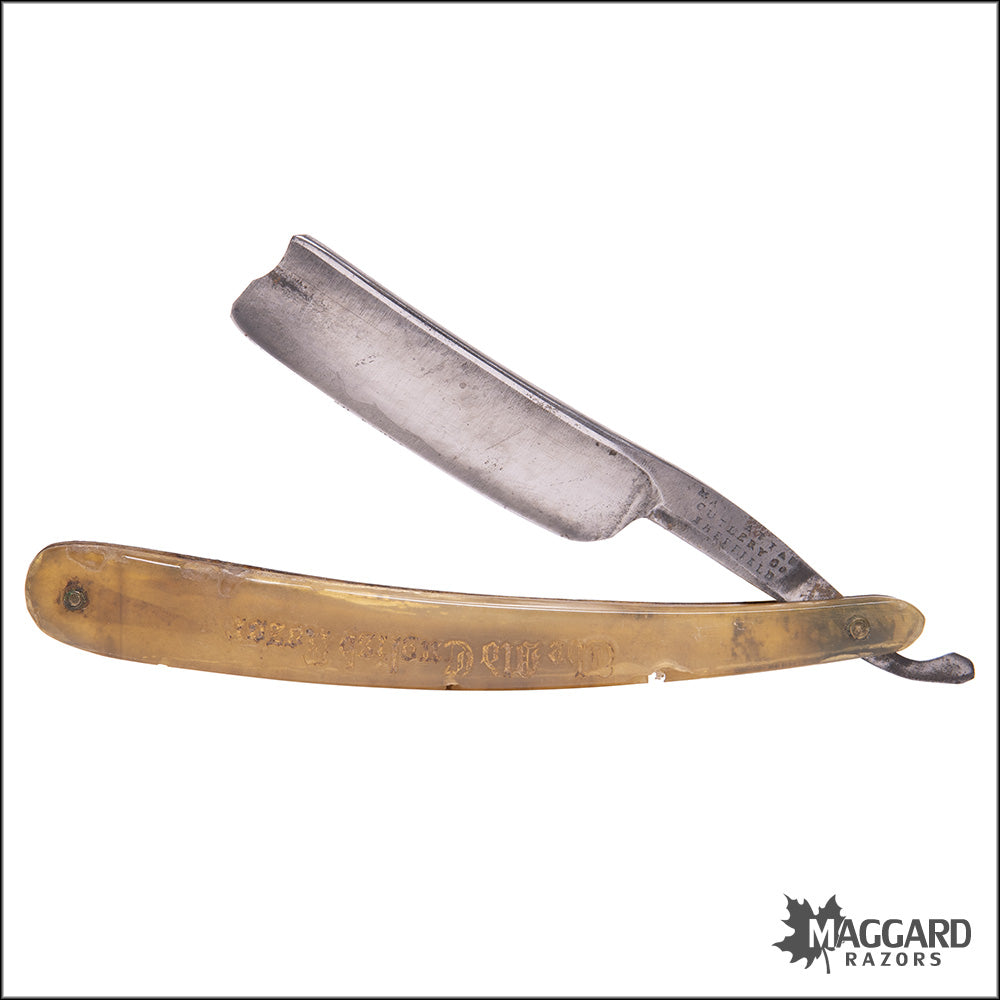#1117 Vintage Straight Razor - Manhattan Cutlery 6/8+ — Maggard Razors