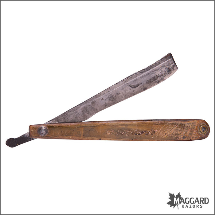 1870s Razor #1124 Vintage Straight Razor - Linley, John (or William) ca. 1770, 5/8 ...