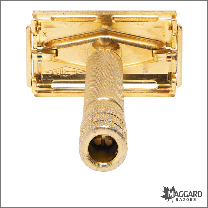 #1128 Vintage Gillette Milord Razor, Rare Misprint? / Late Date 1952 X-1