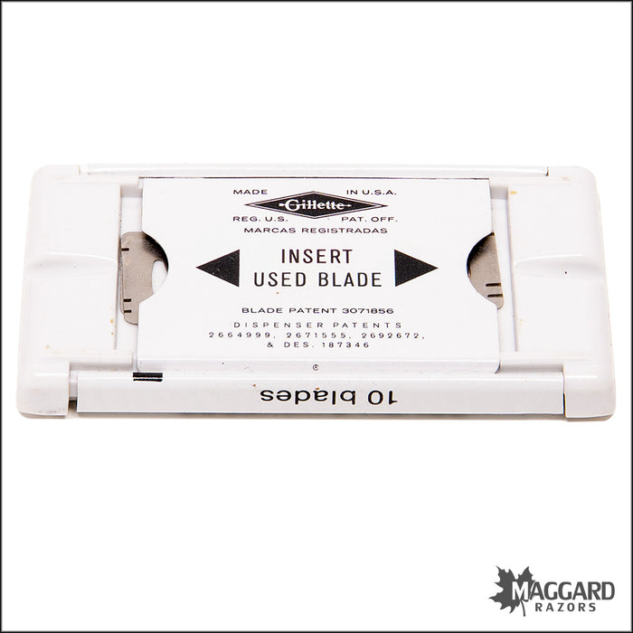 #1129 Vintage Gillette Slim Adjustable, Cased, 1966 (L-1)