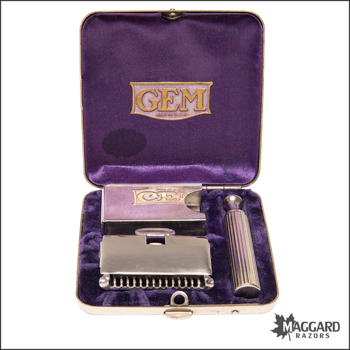 #1141 Vintage Gem Triumph with Metal Case,  ca. 1925