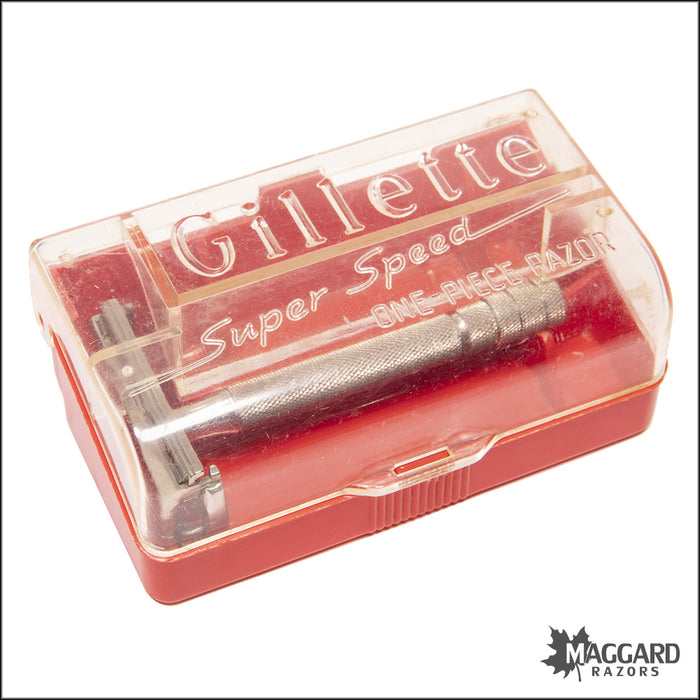 #1130 Vintage Gillette Super Speed, Cased, ca. 1949