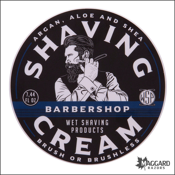 WSP Barbershop Artisan Shaving Cream, 7.4oz