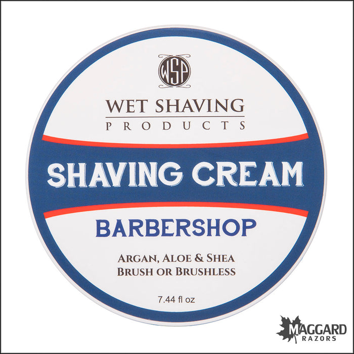 WSP Barbershop Artisan Shaving Cream, 7.4oz