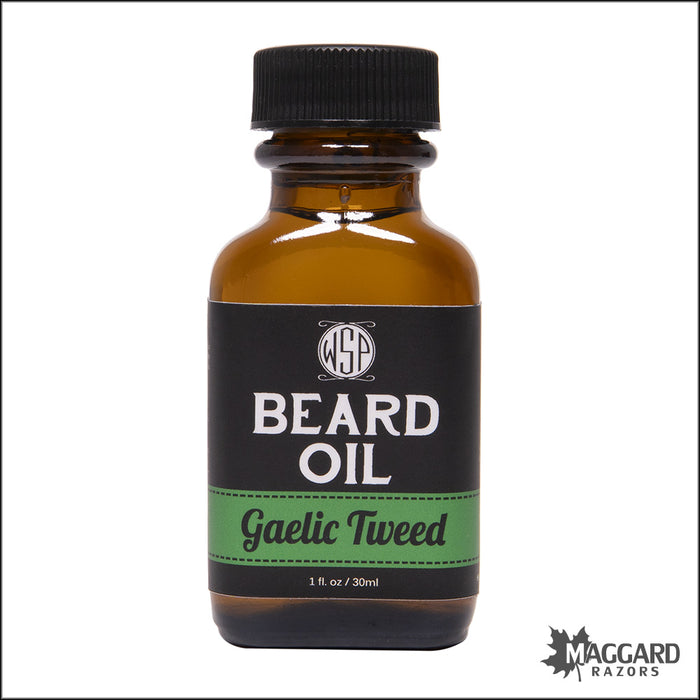 WSP Gaelic Tweed Artisan Beard and Moustache Oil, 1oz