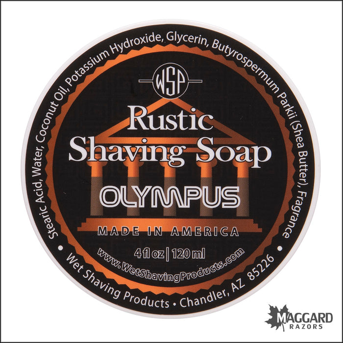 WSP Olympus Rustic Artisan Shaving Soap, 4oz
