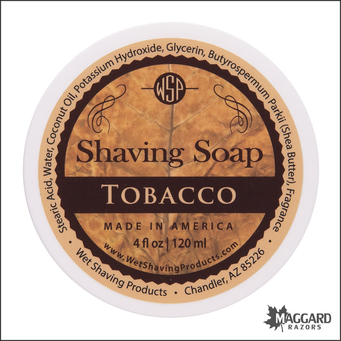 WSP Tobacco Rustic Artisan Shaving Soap, 125g