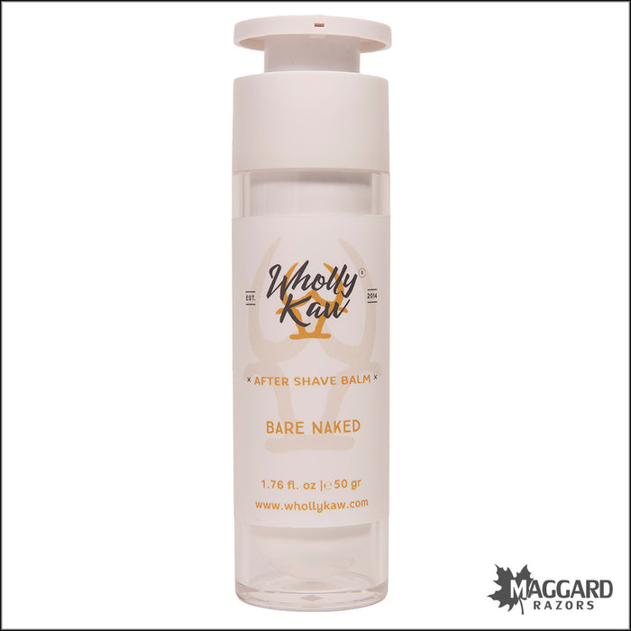 Wholly Kaw Bare Naked Unscented Artisan Aftershave Balm, 50g