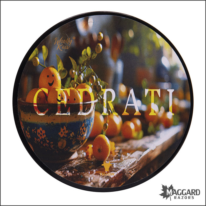 Wholly Kaw Cedrati Artisan Shaving Soap, 4oz - Siero Base
