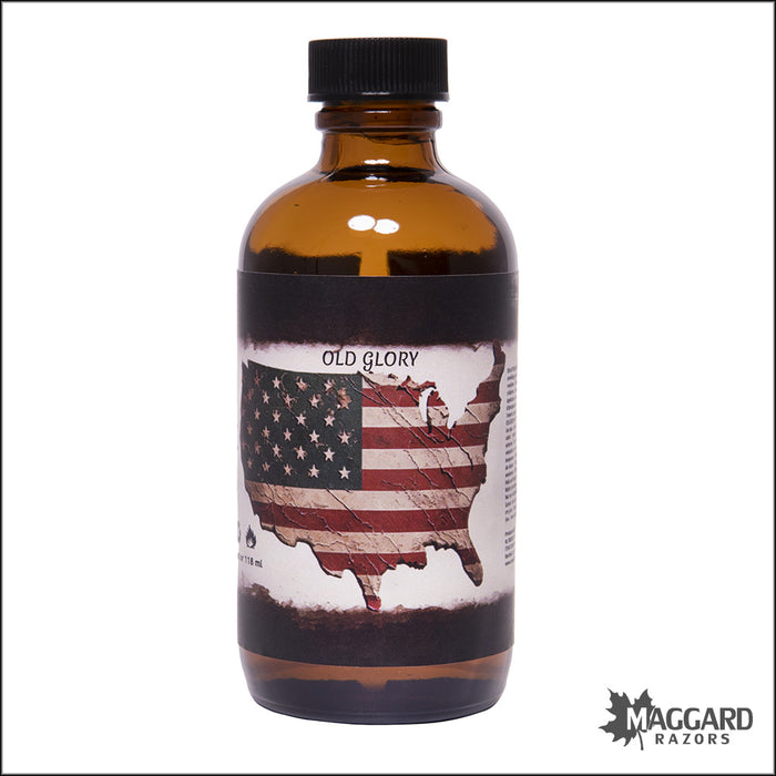 Wholly Kaw Old Glory Artisan Aftershave Splash, 4oz
