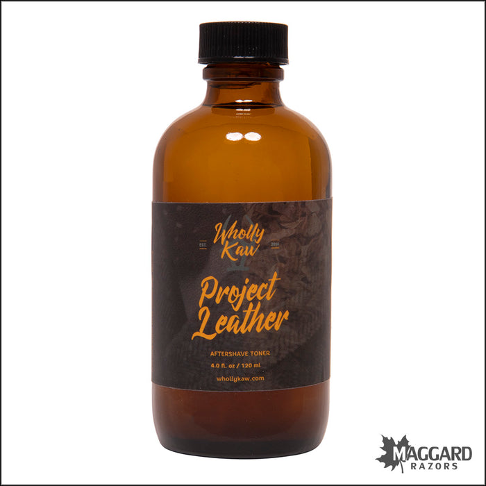 Wholly Kaw Project Leather Aftershave Toner, 4oz